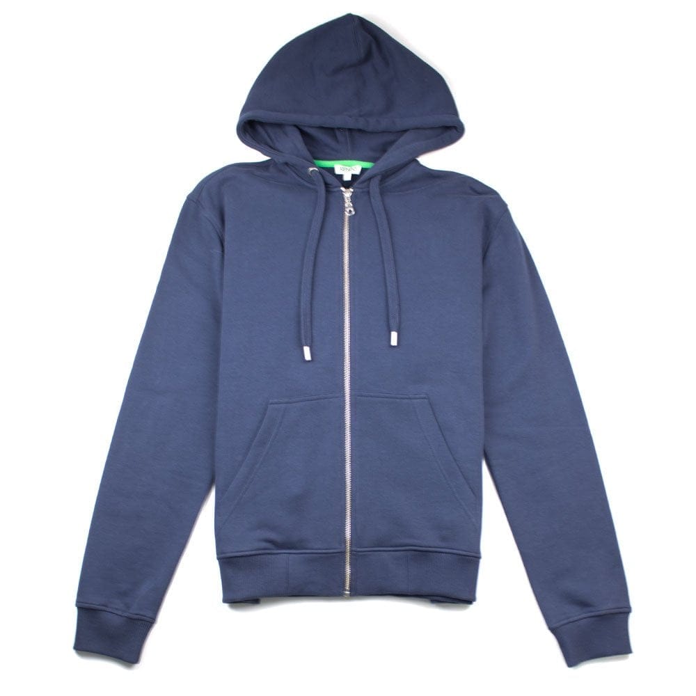 Kenzo Tiger Zip Up Hoody Navy
