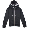 Kenzo Zip Up Hood Logo Hoody Black