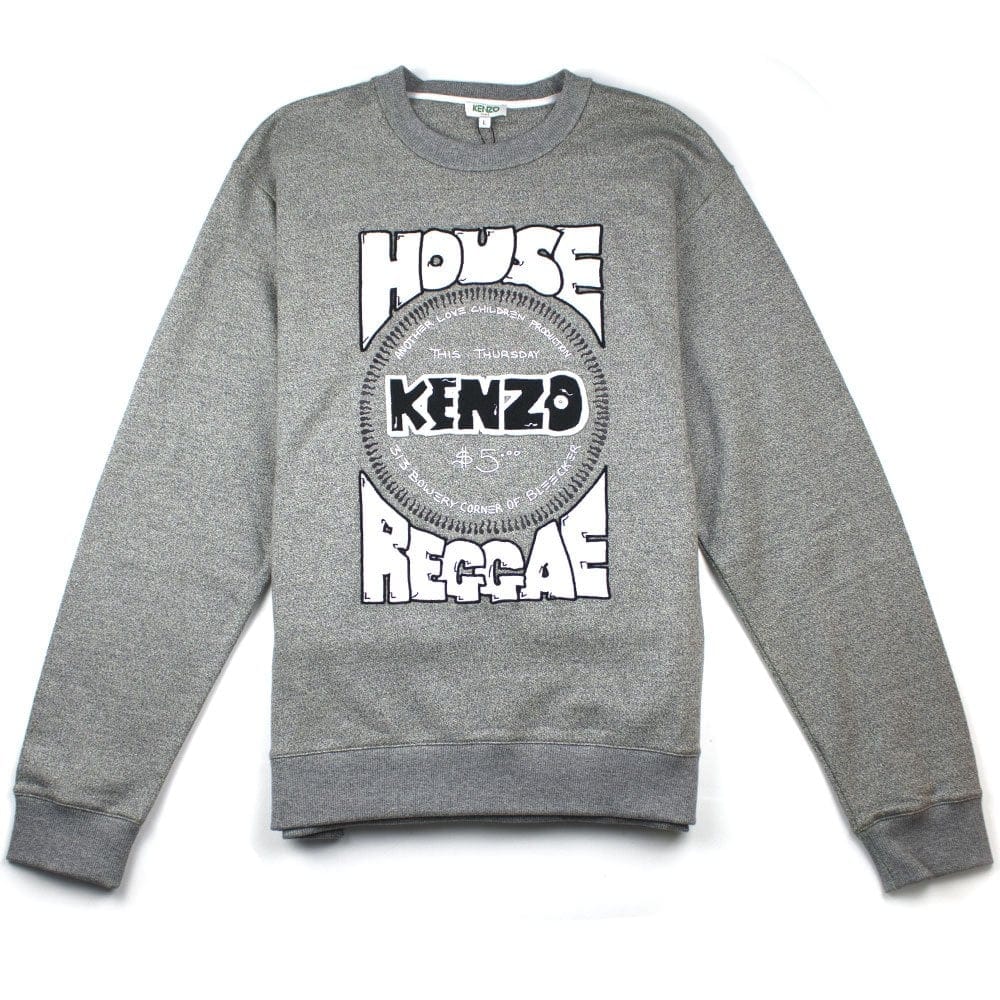 Kenzo House-Reggae Sweatshirt Grey