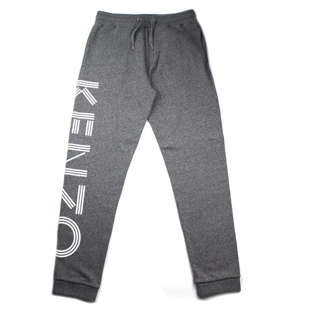 Kenzo Large Logo Tracksuit Bottoms Grey