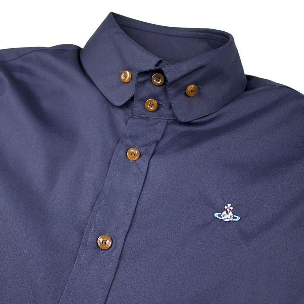 Vivienne Westwood Double Button Shirt Navy