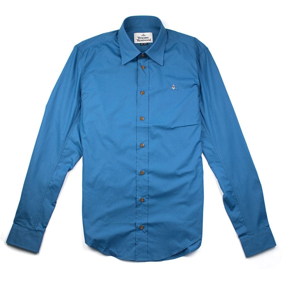 Vivienne Westwood Slim Fit Shirt Turquoise