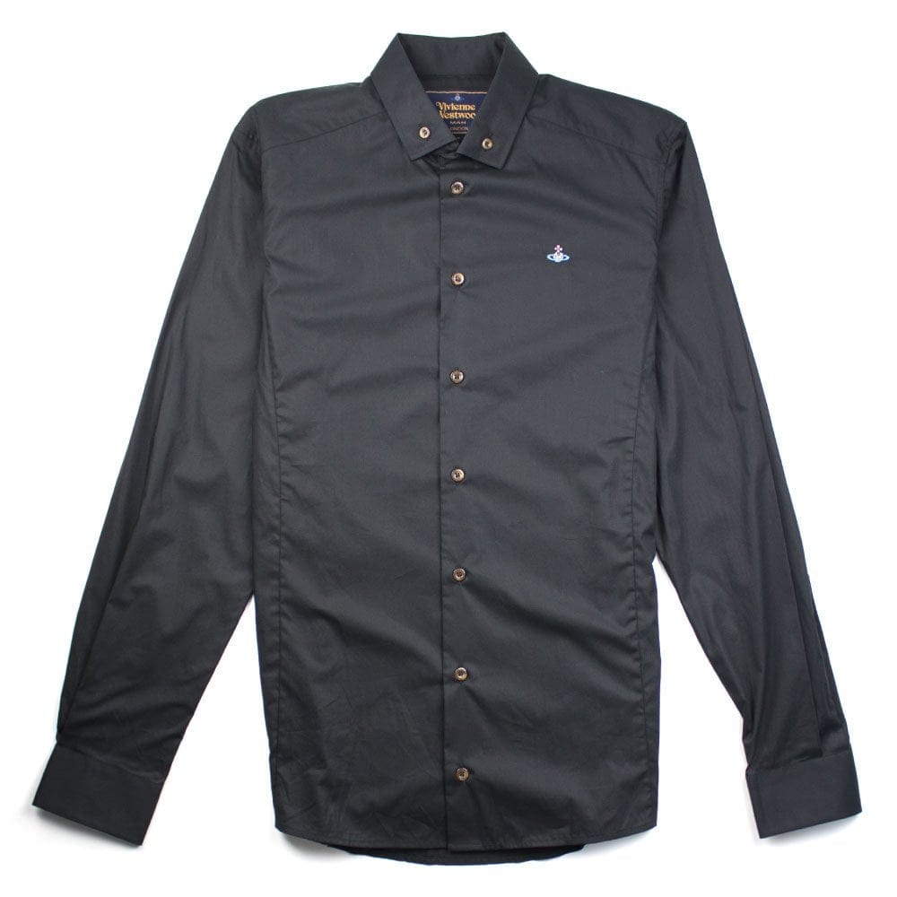 Vivienne Westwood Button Down Slim Fit Shirt Black