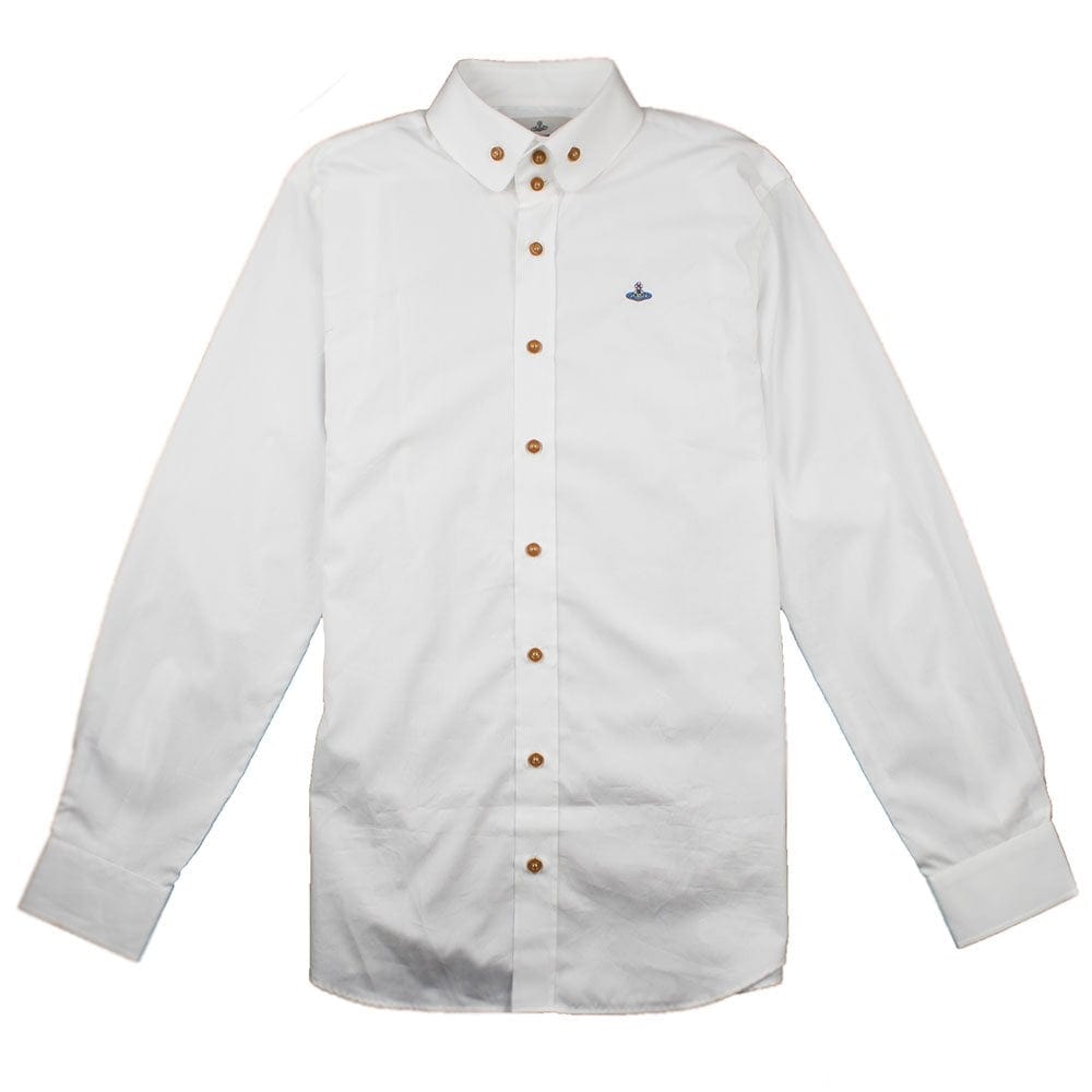 Vivienne Westwood Double Button Shirt White