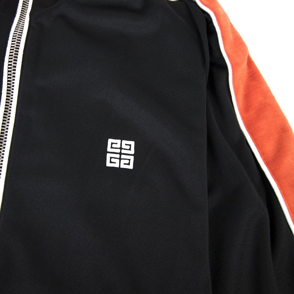 Givenchy Track Jacket Black/Orange