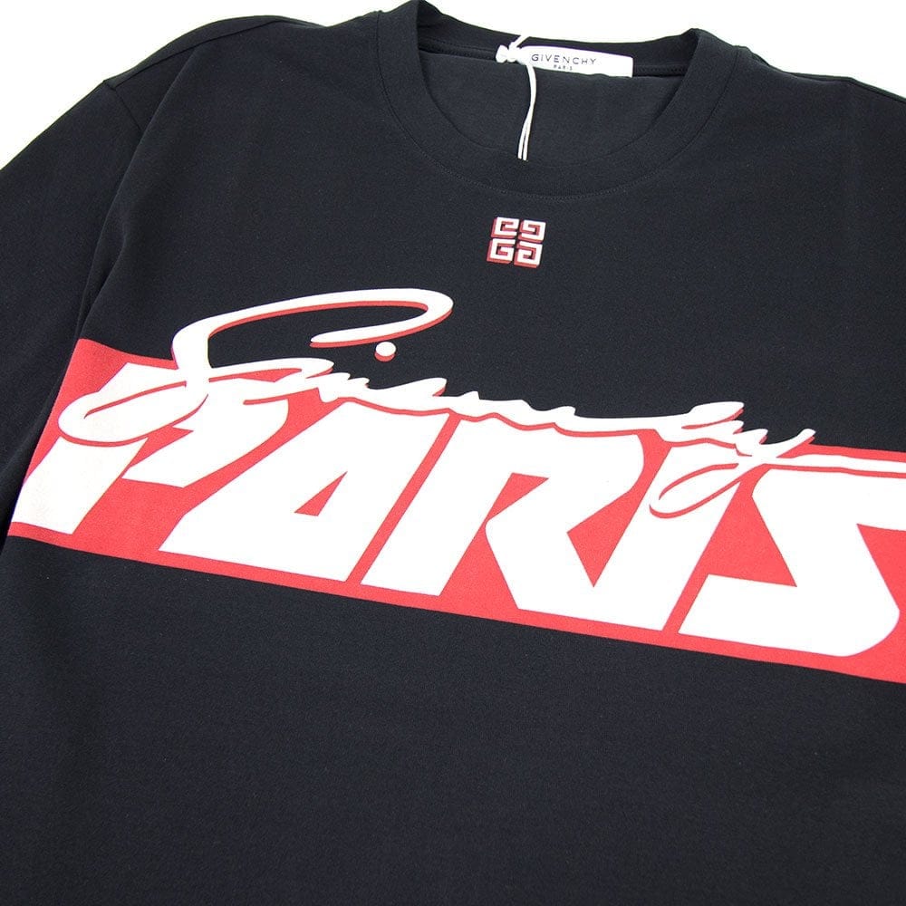 Givenchy Paris Graphic T-Shirt Black