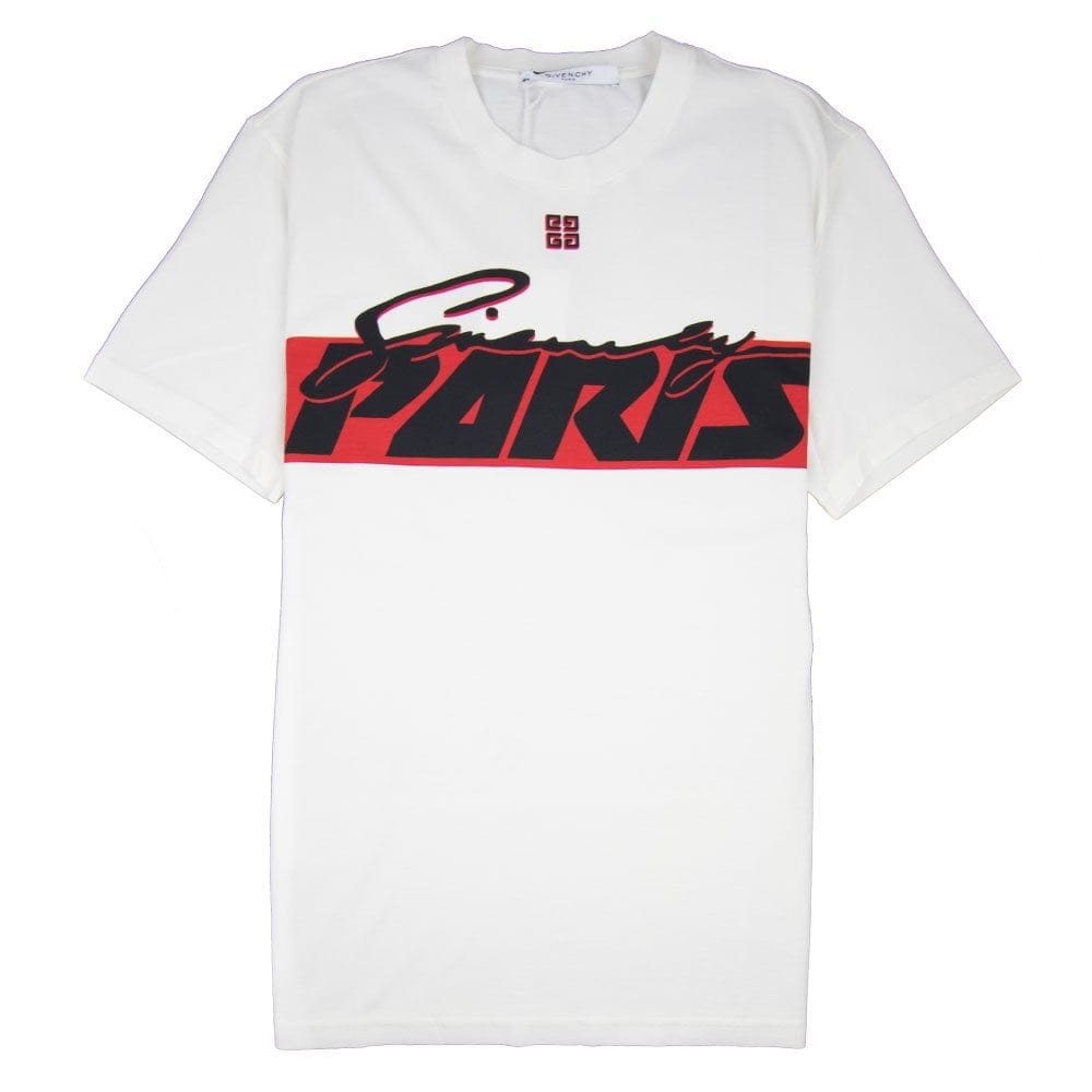 Givenchy Paris Graphic T-Shirt Natural