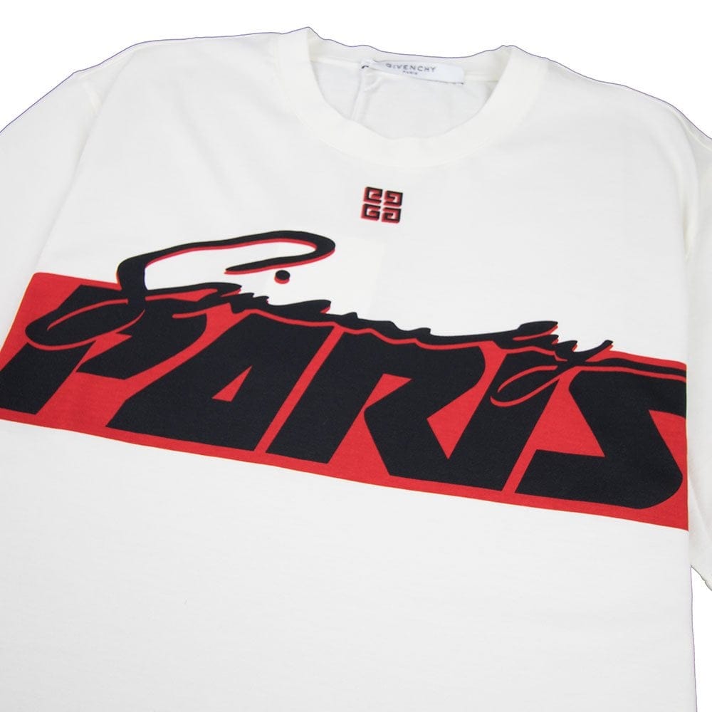 Givenchy Paris Graphic T-Shirt Natural