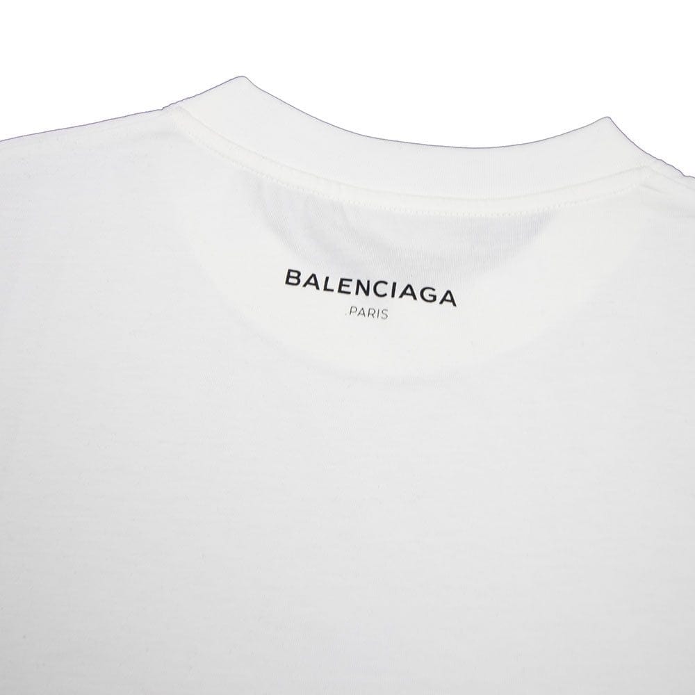 Balenciaga Back Logo T-Shirt White