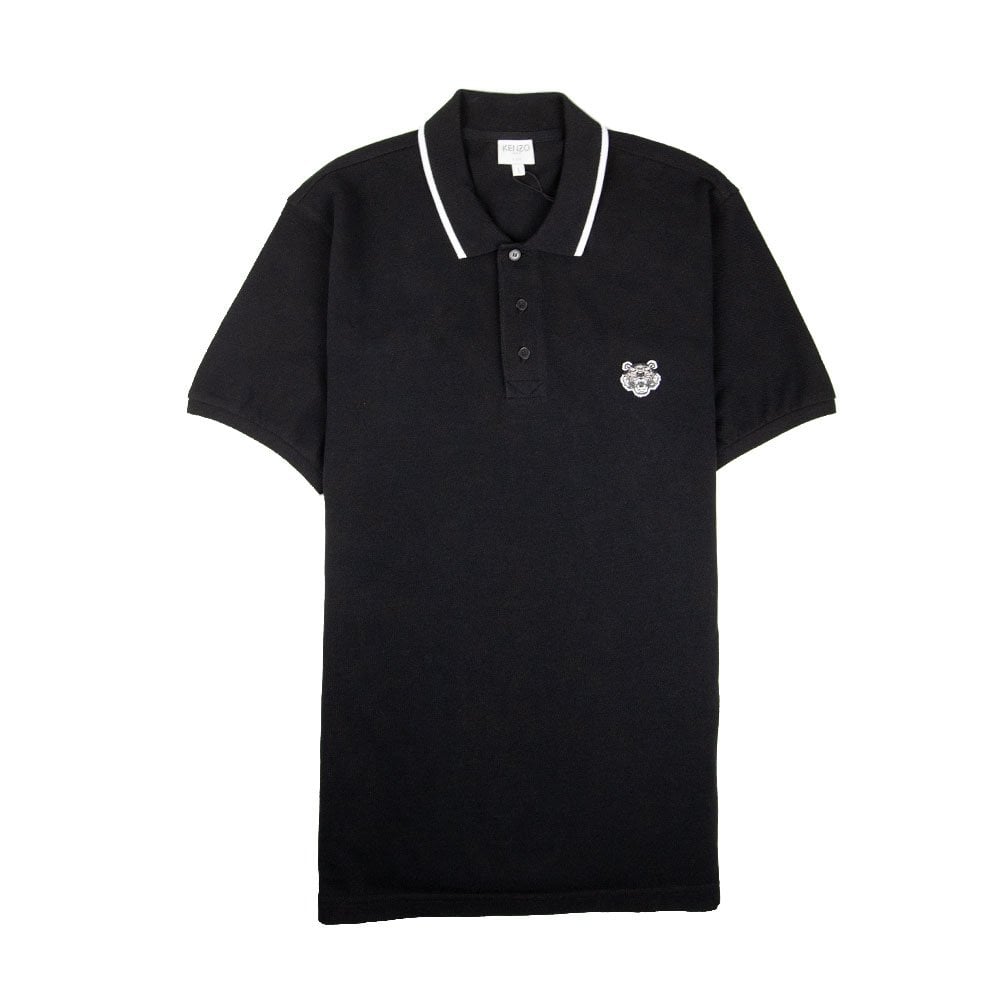 Kenzo Tiger Crest Polo Black