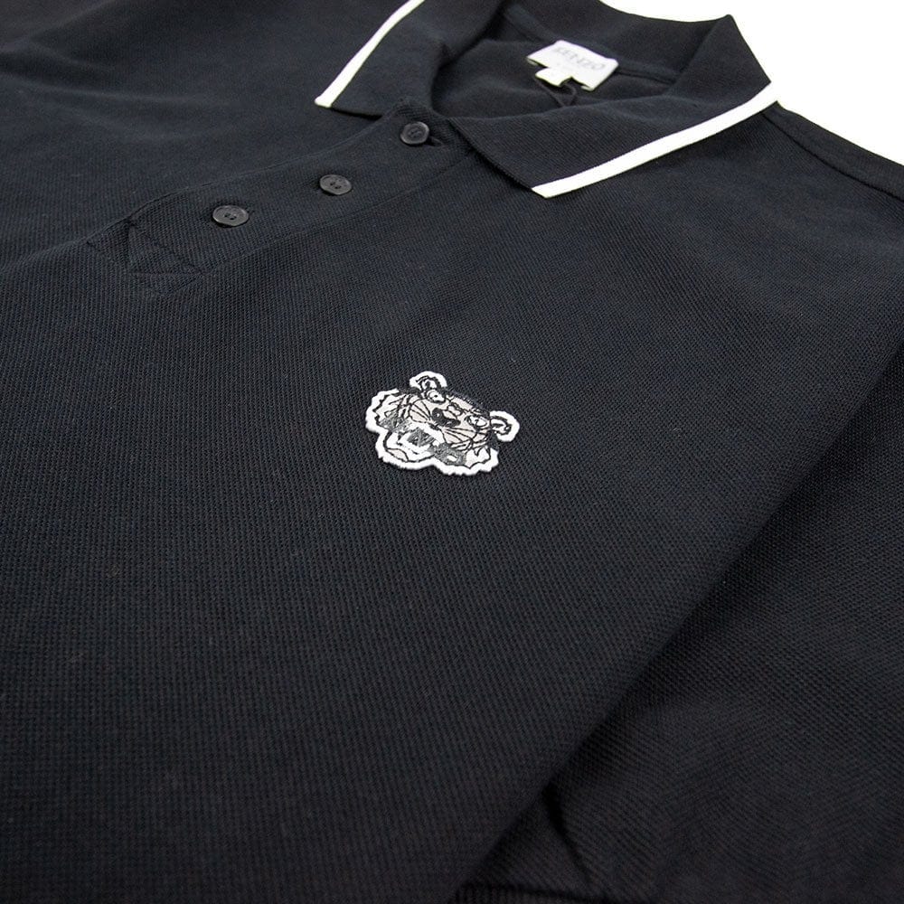 Kenzo Tiger Crest Polo Black