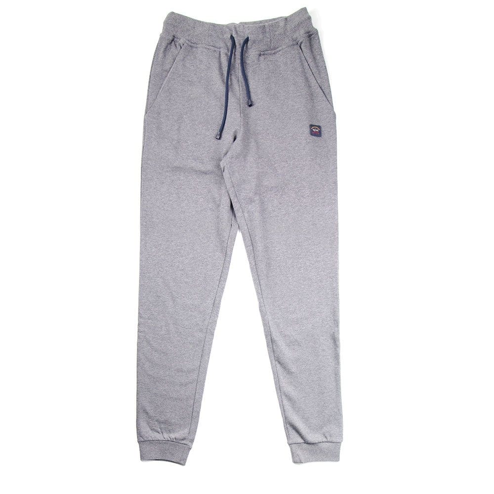 Paul and Shark Patch Track Bottoms Grey