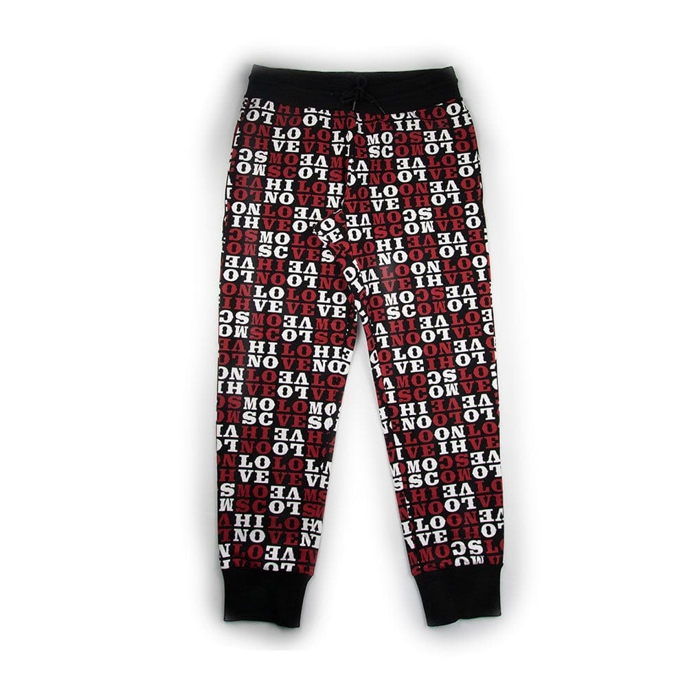 Love Moschino Print Pant Black/Red