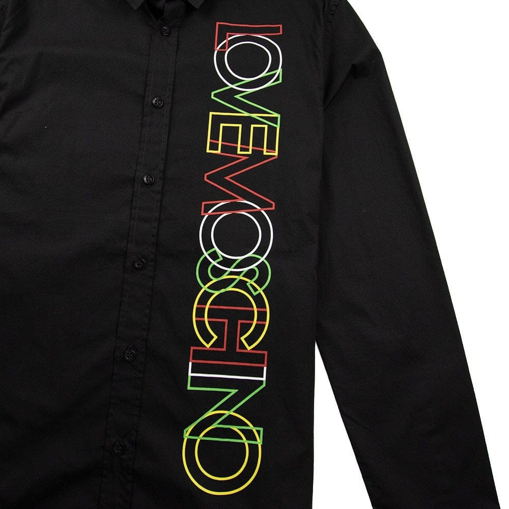 Love Moschino Multi Logo Shirt Black/Multi