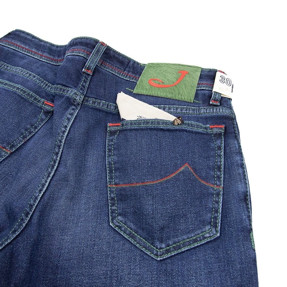 Jacob Cohen Green Tab Jeans Denim
