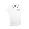 EA7 Kids Short Sleeve Polo Shirt White