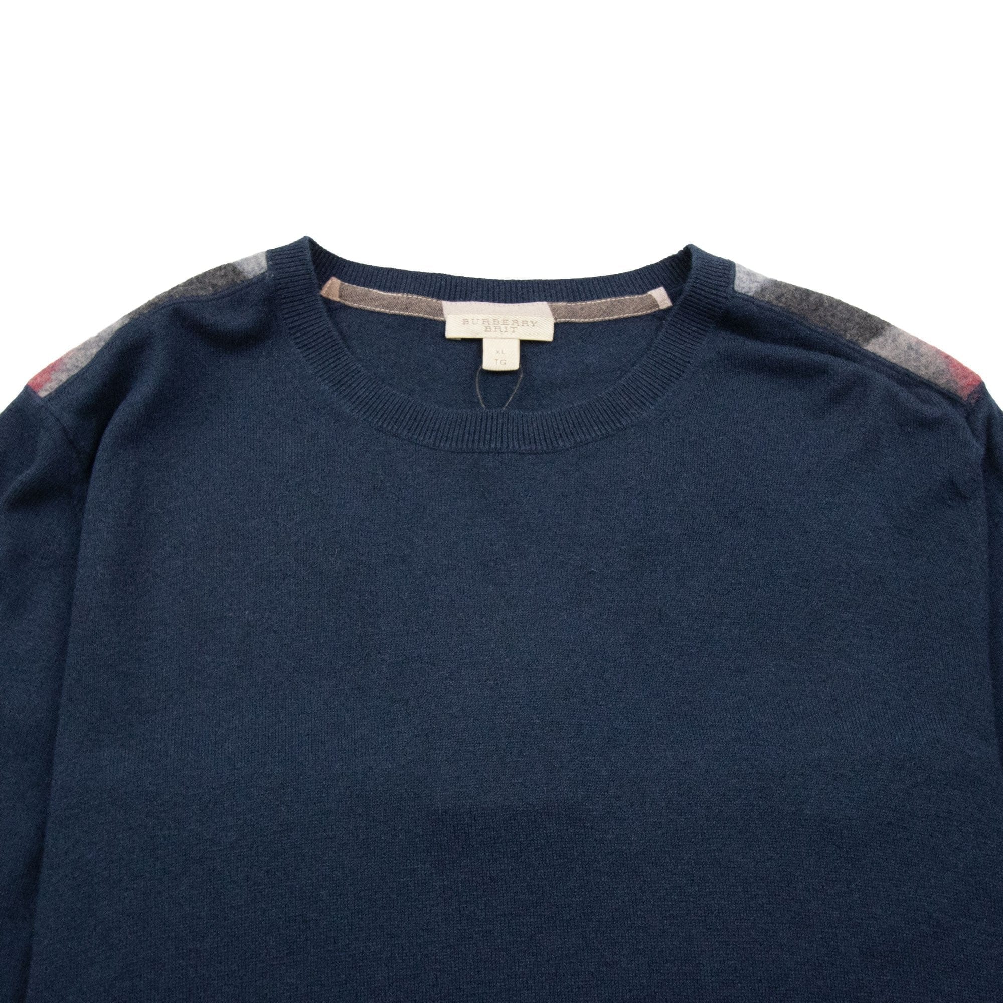 Burberry Jarvis Knitwear Sweatshirt Navy