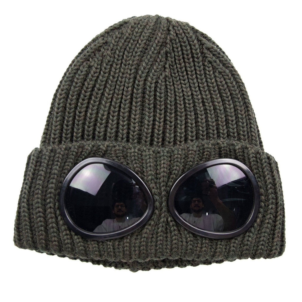 Cp Company Undersixteen Goggle Winter Beanie Khaki