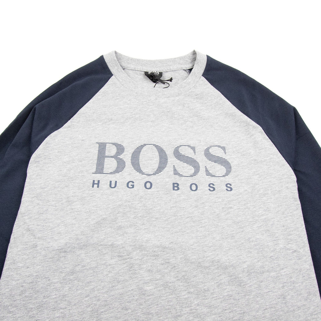 Hugo Boss Authentic Logo Sweatshirt Grey/Blue/Orange