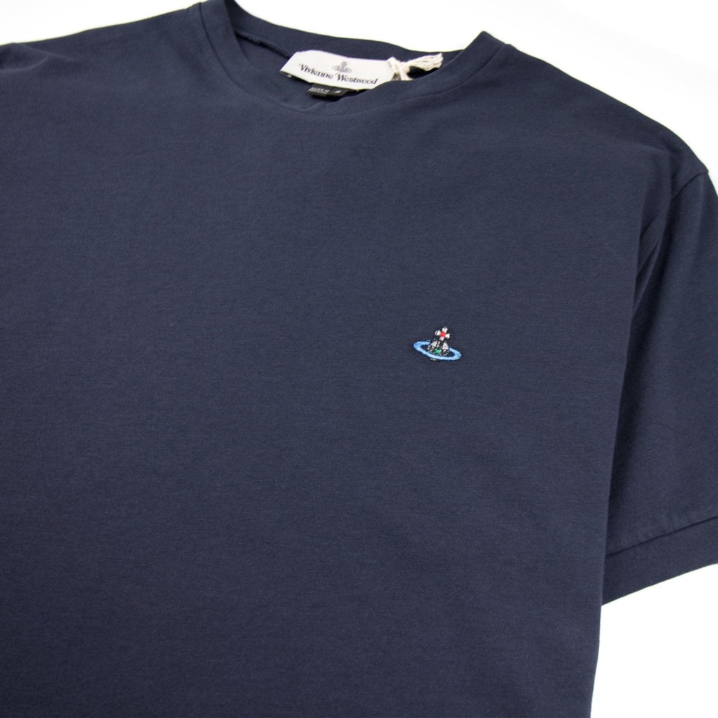 Vivienne Westwood Orb Logo T-Shirt Navy