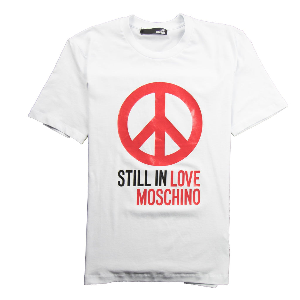 Love Moschino Still In Love T-Shirt White