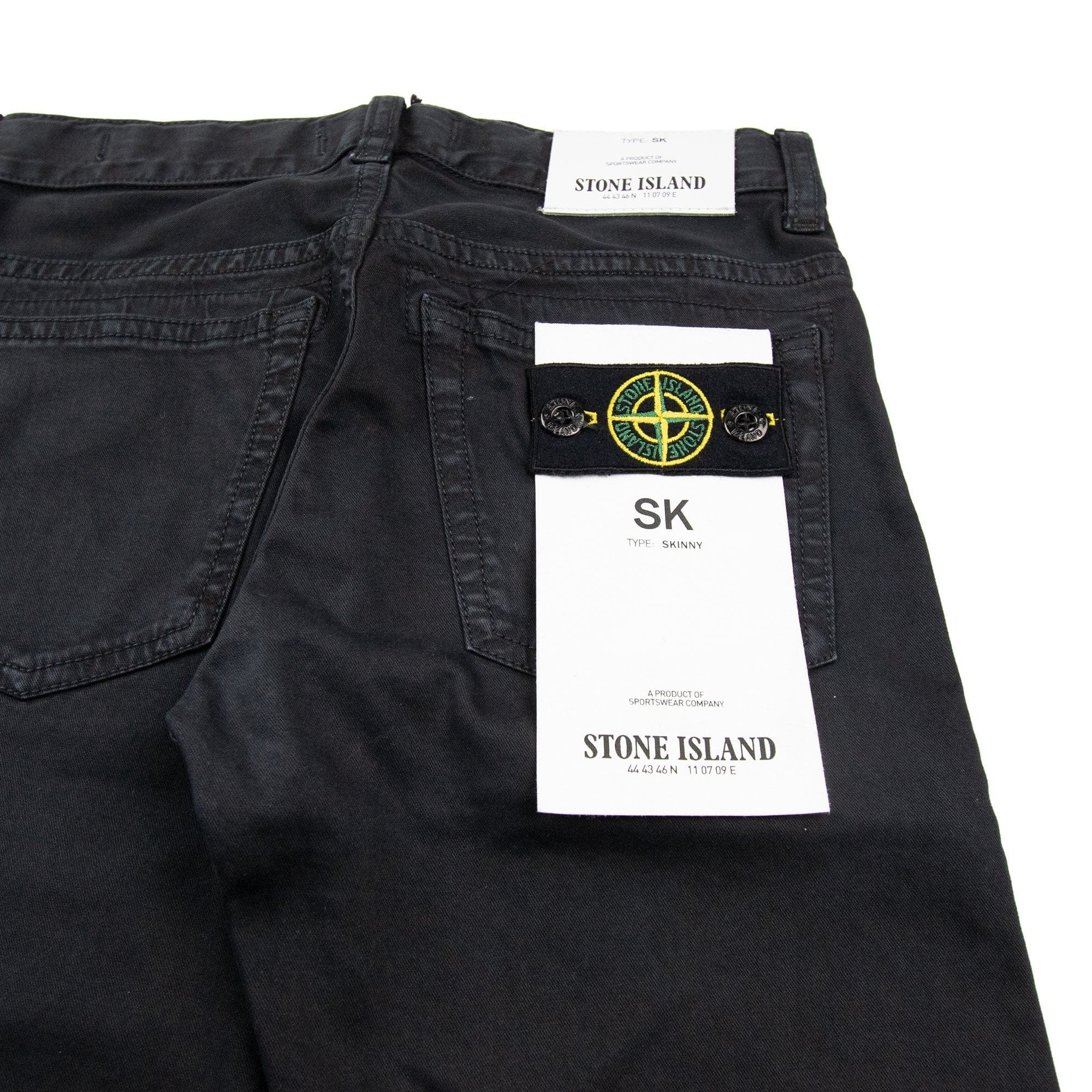Stone Island Junior SK Chino Black