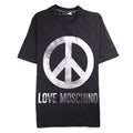 Love Moschino Peace Sign Foil Black