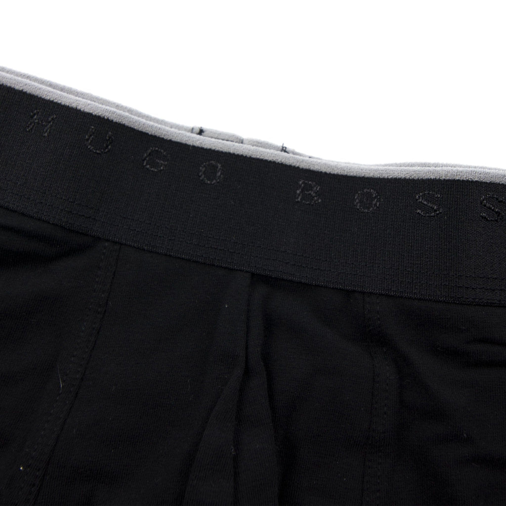 Hugo Boss Premium Cotton Stretch Boxer Shorts 2 Pack Black