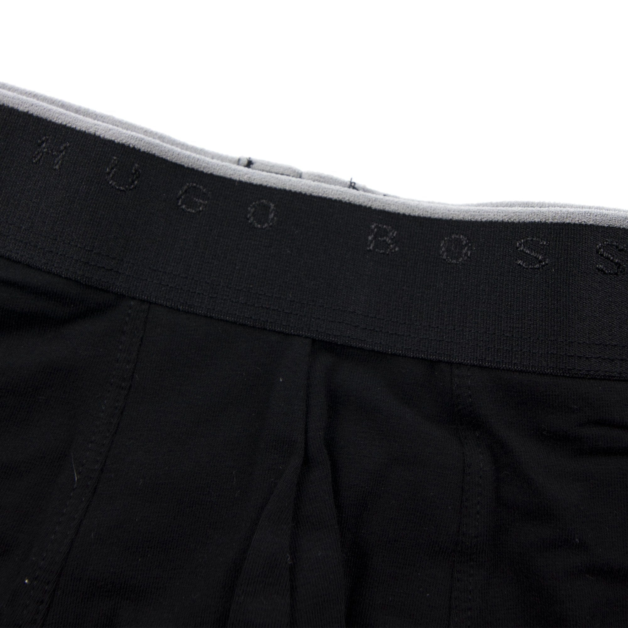 Hugo Boss Premium Cotton Stretch Boxer Shorts 2 Pack Black