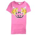 Gucci Junior Winged Tiger GG Logo T-Shirt Pink