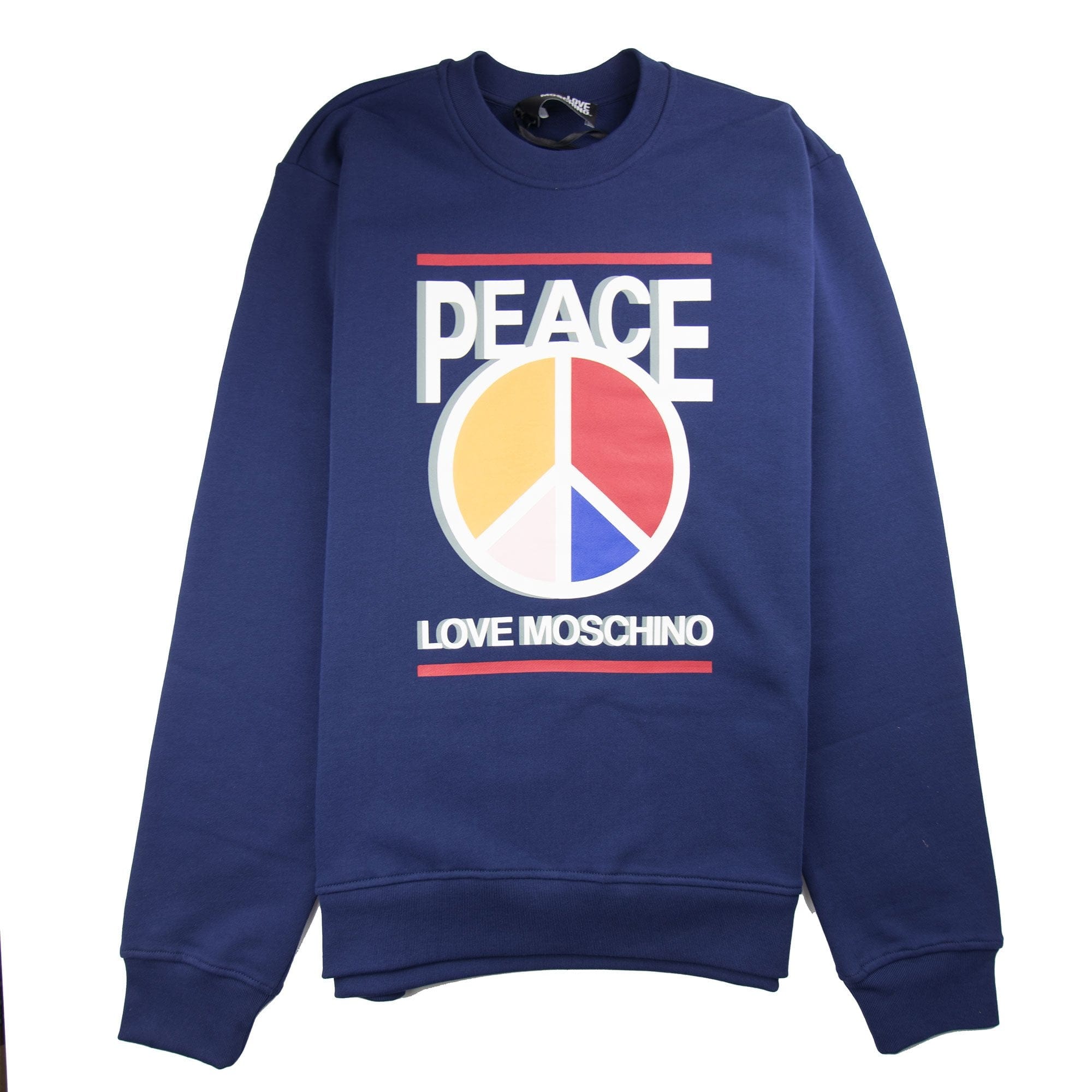 Love Moschino Peace Love Sweatshirt Blue