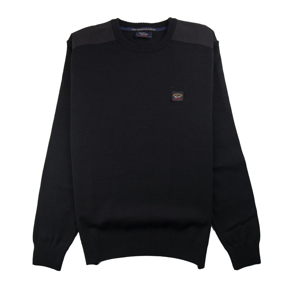 Paul And Shark Knitted Jumper Black