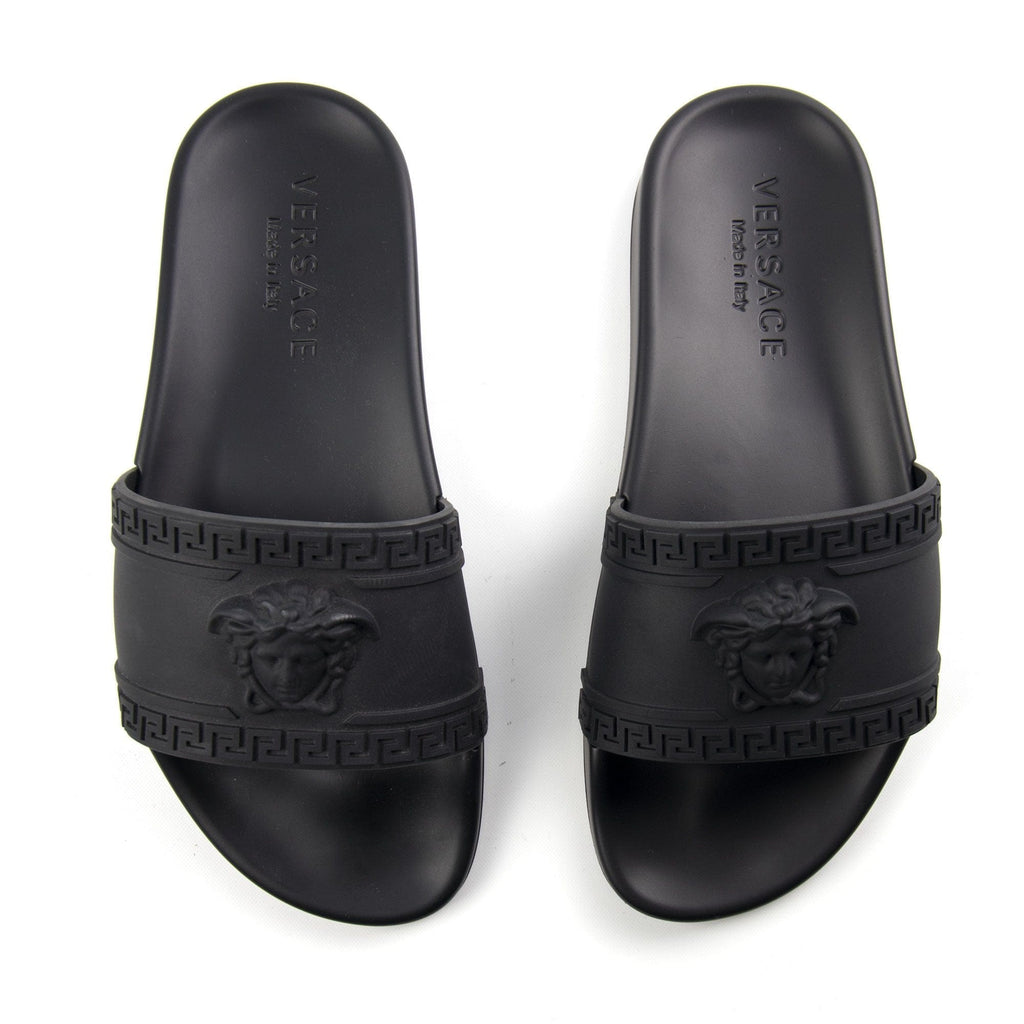 Versace Pool Sliders Black