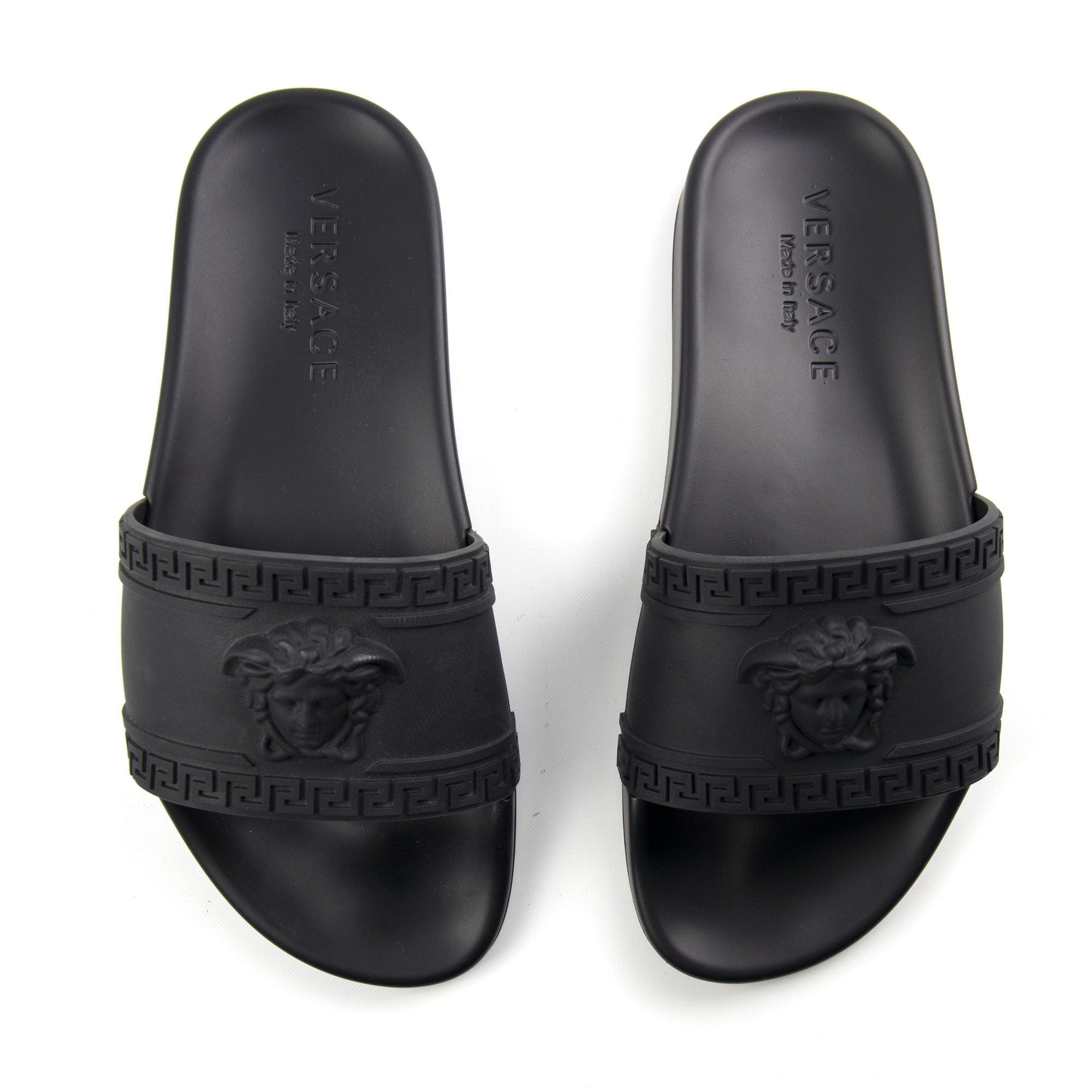 Versace Pool Sliders Black