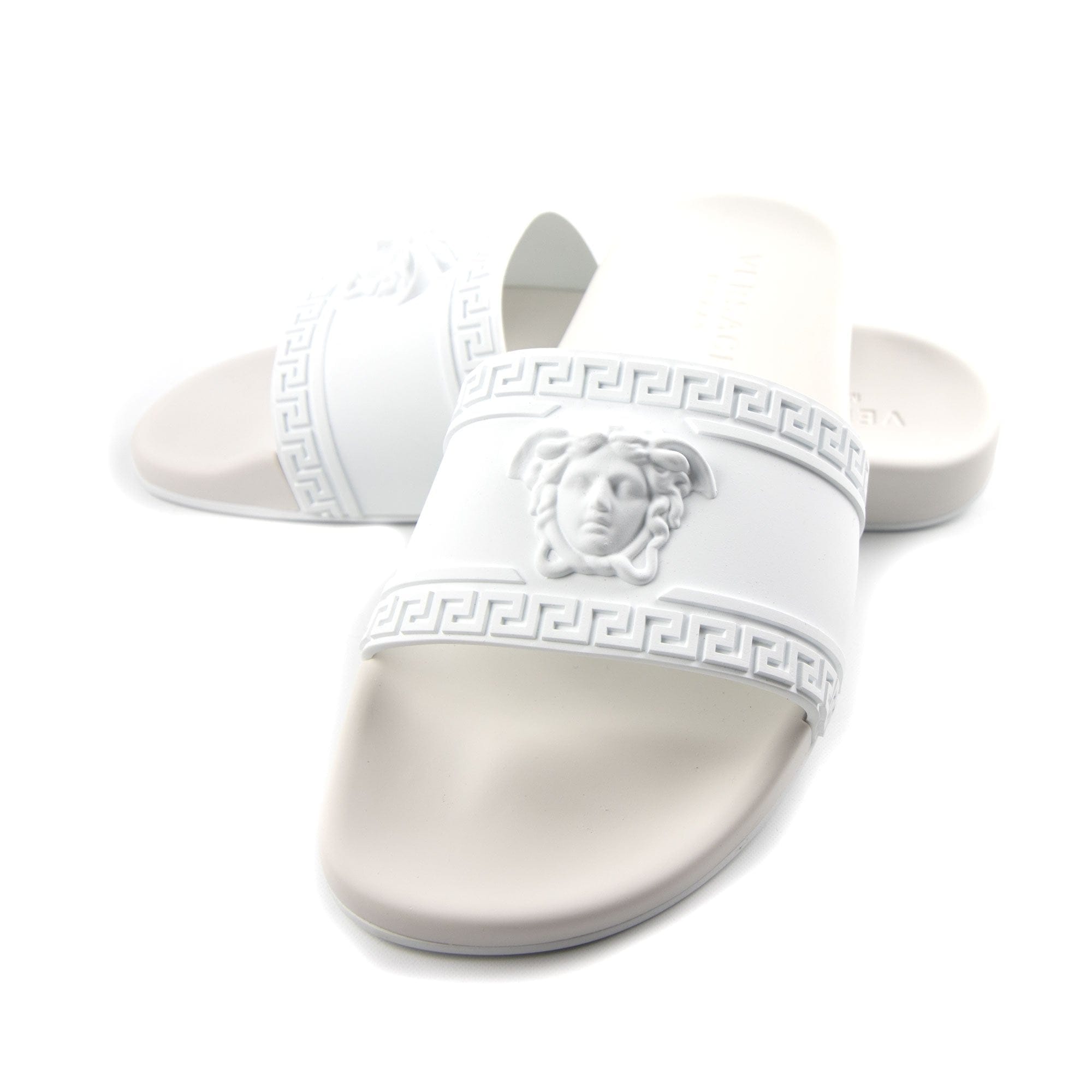 Versace Pool Sliders White