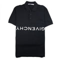 Givenchy Reverse Logo Short Sleeve Polo Black