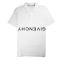 Givenchy Reverse Logo Short Sleeve Polo White