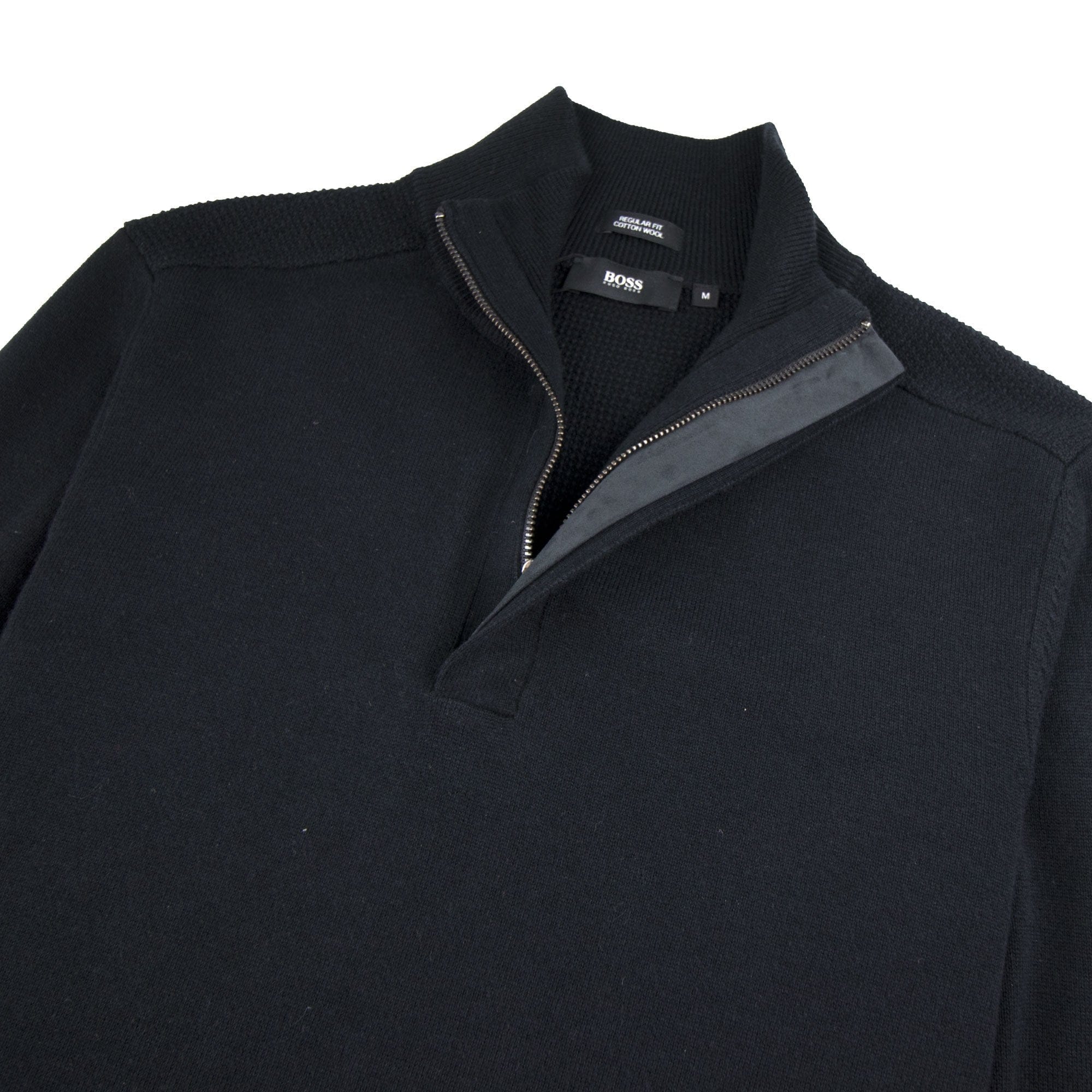 Hugo Boss Bonny Half Zip Jumper Black