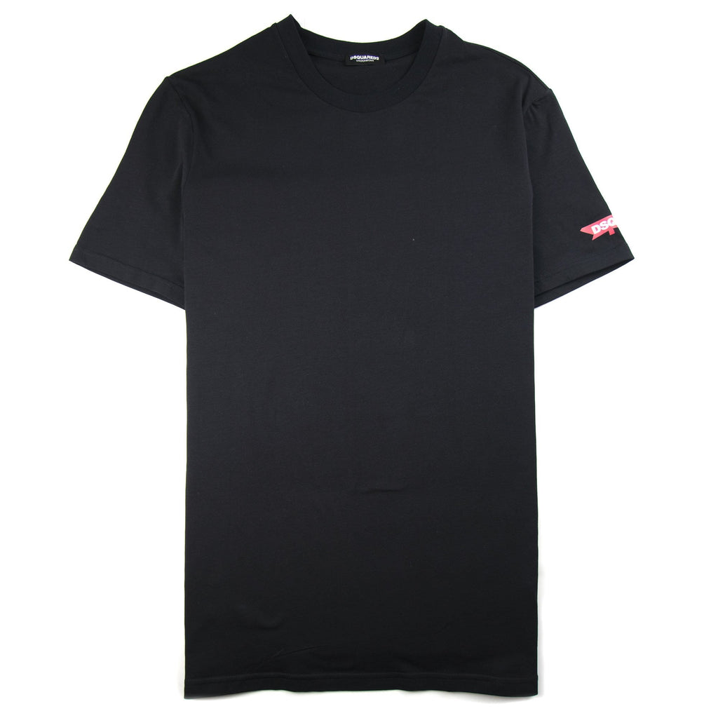 Dsquared2 Underwear Leaf Logo T-Shirt Black