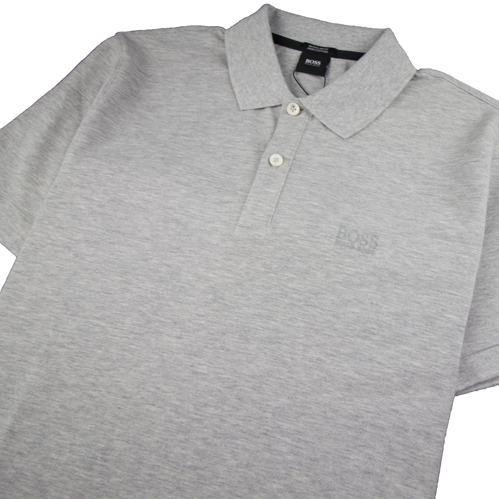 Hugo Boss Pallas Short Sleeve Polo Shirt Light Grey