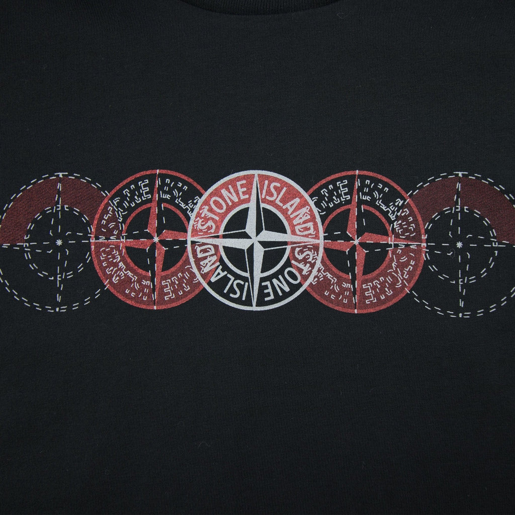 Stone Island Junior 5 Compass T-Shirt Black