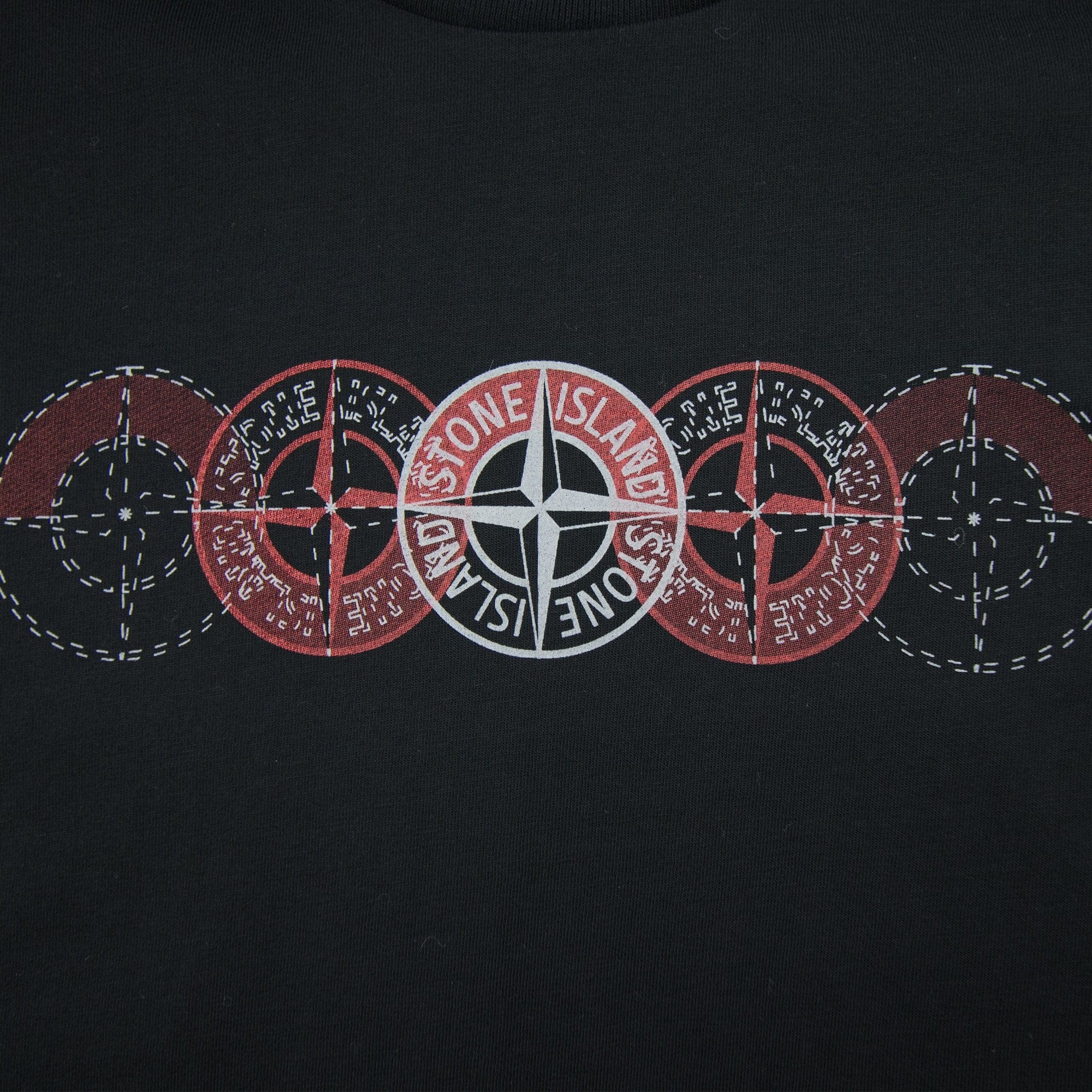 Stone Island Junior 5 Compass T-Shirt Black