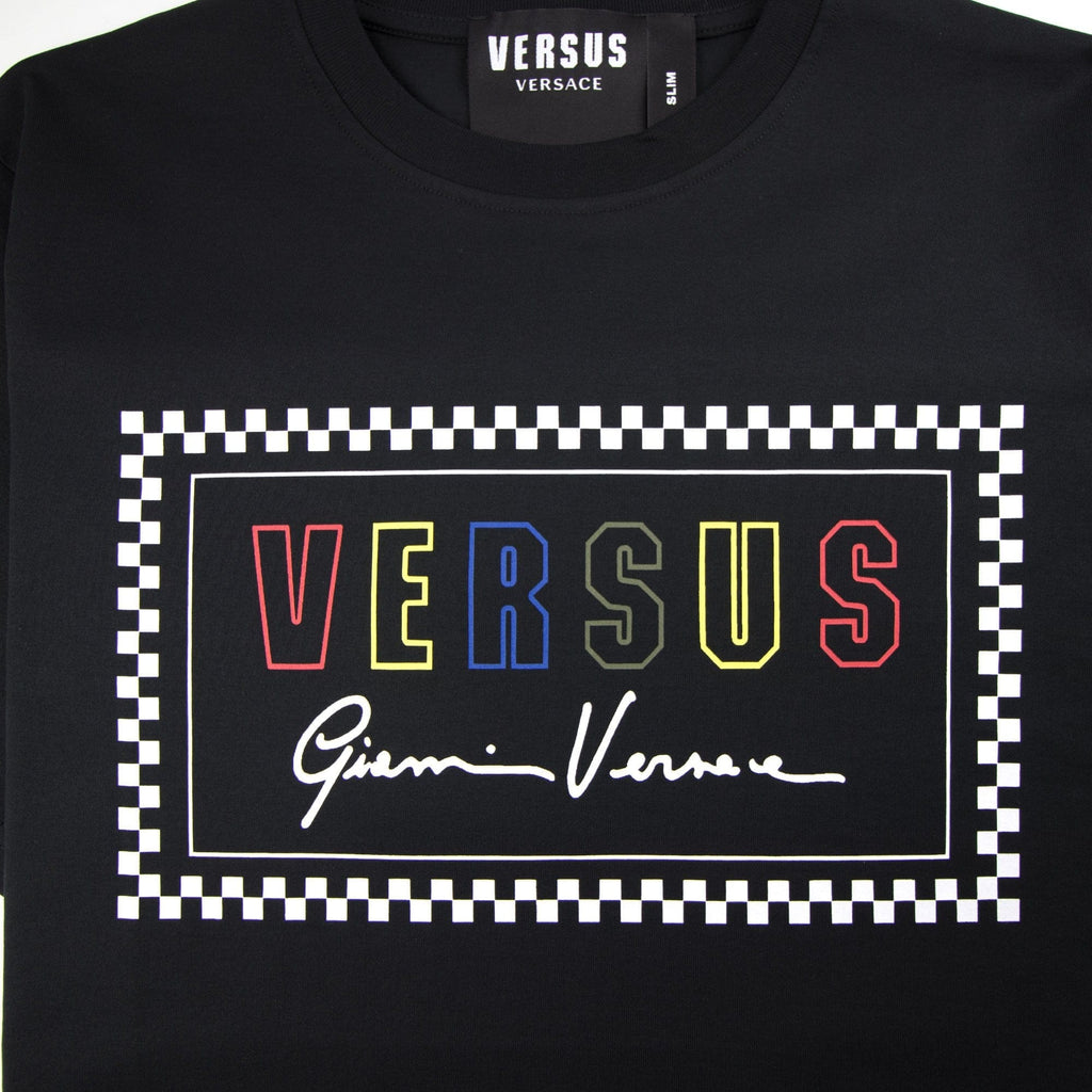 Versace Versus 90's Logo T-Shirt Black/Multi