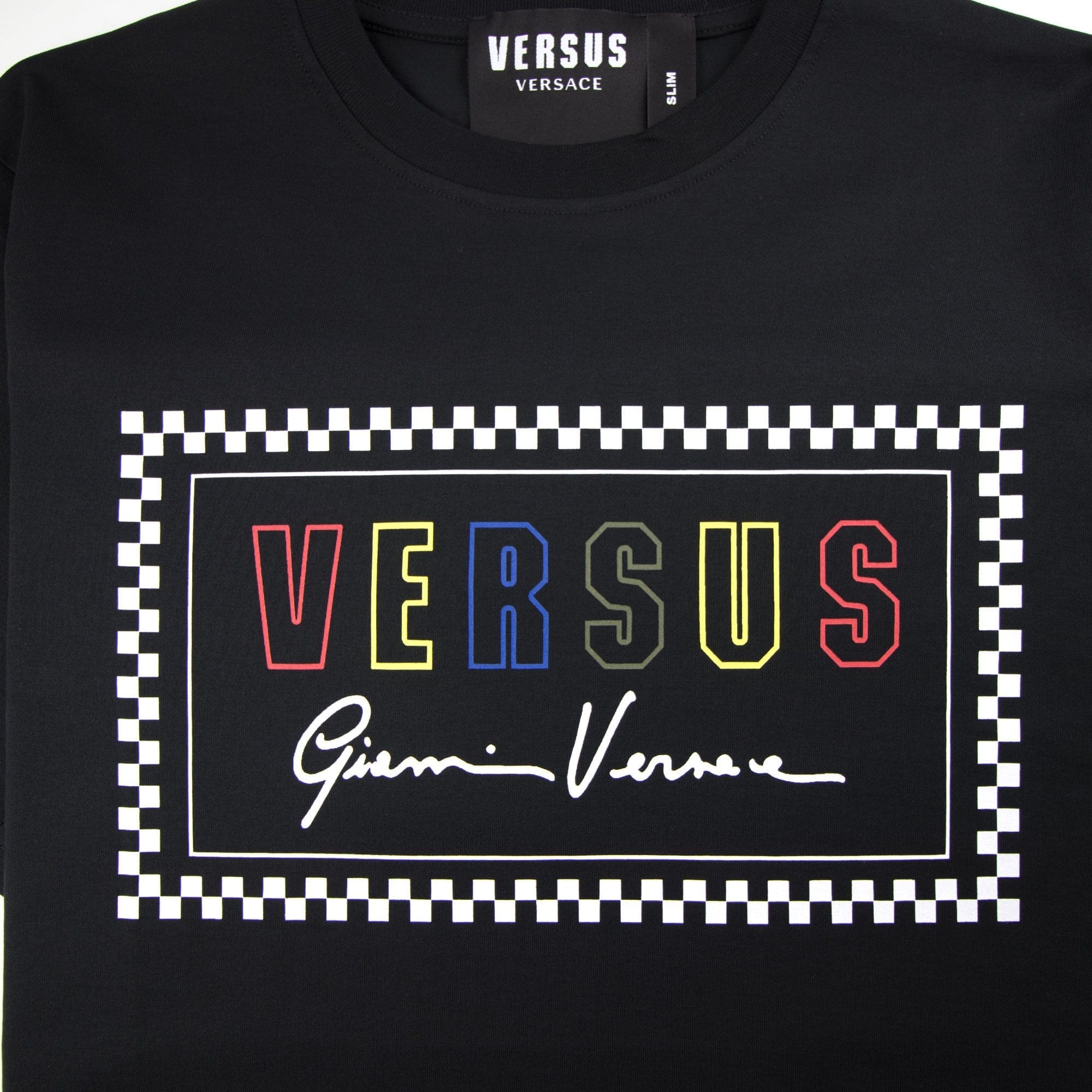 Versace Versus 90's Logo T-Shirt Black/Multi