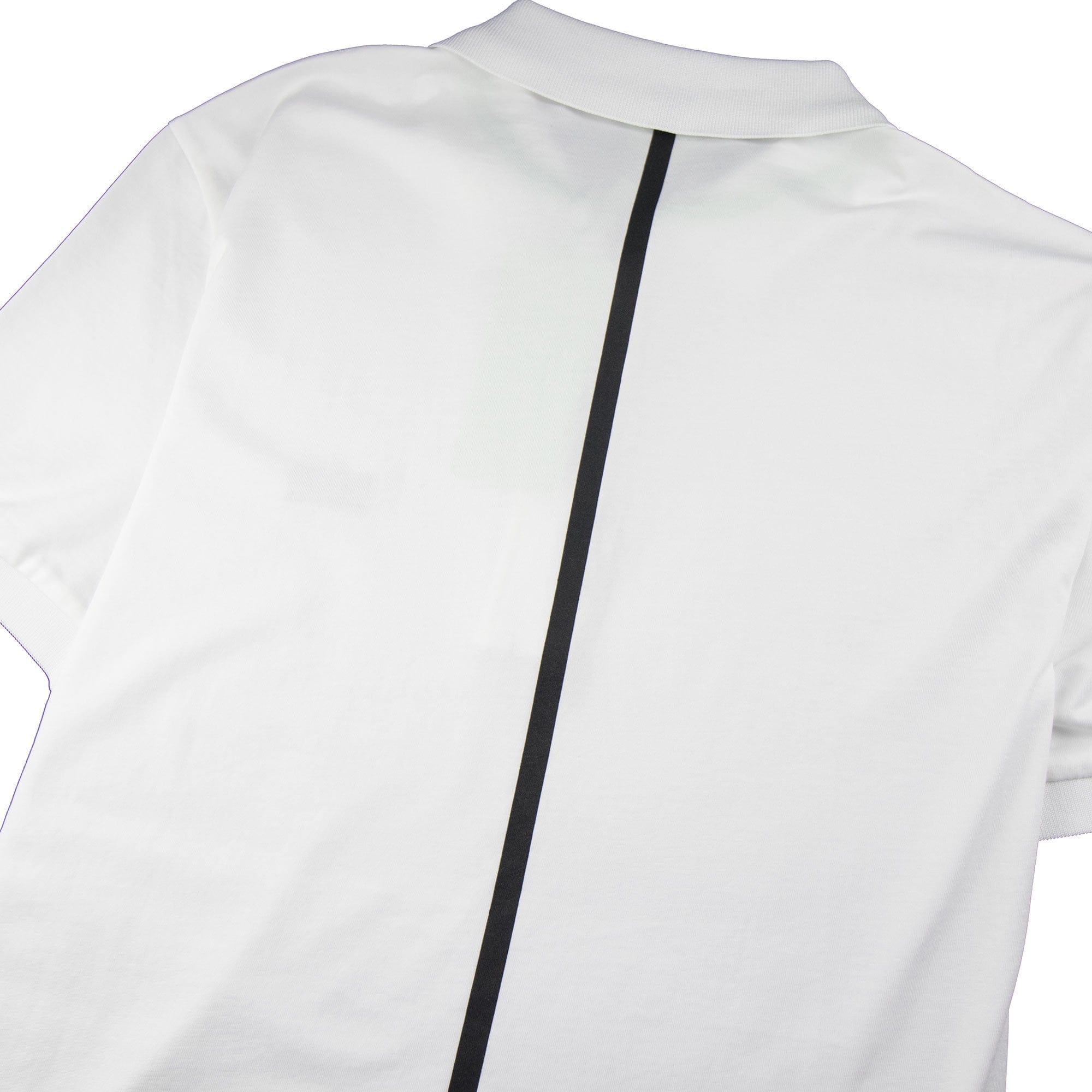 Hugo Boss Philix Zip Up Short Sleeve Polo White