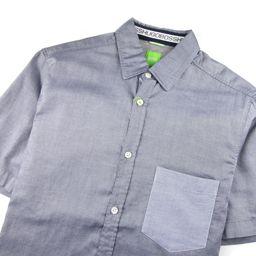 Hugo Boss Baloy Short Sleeve Shirt Dark Grey