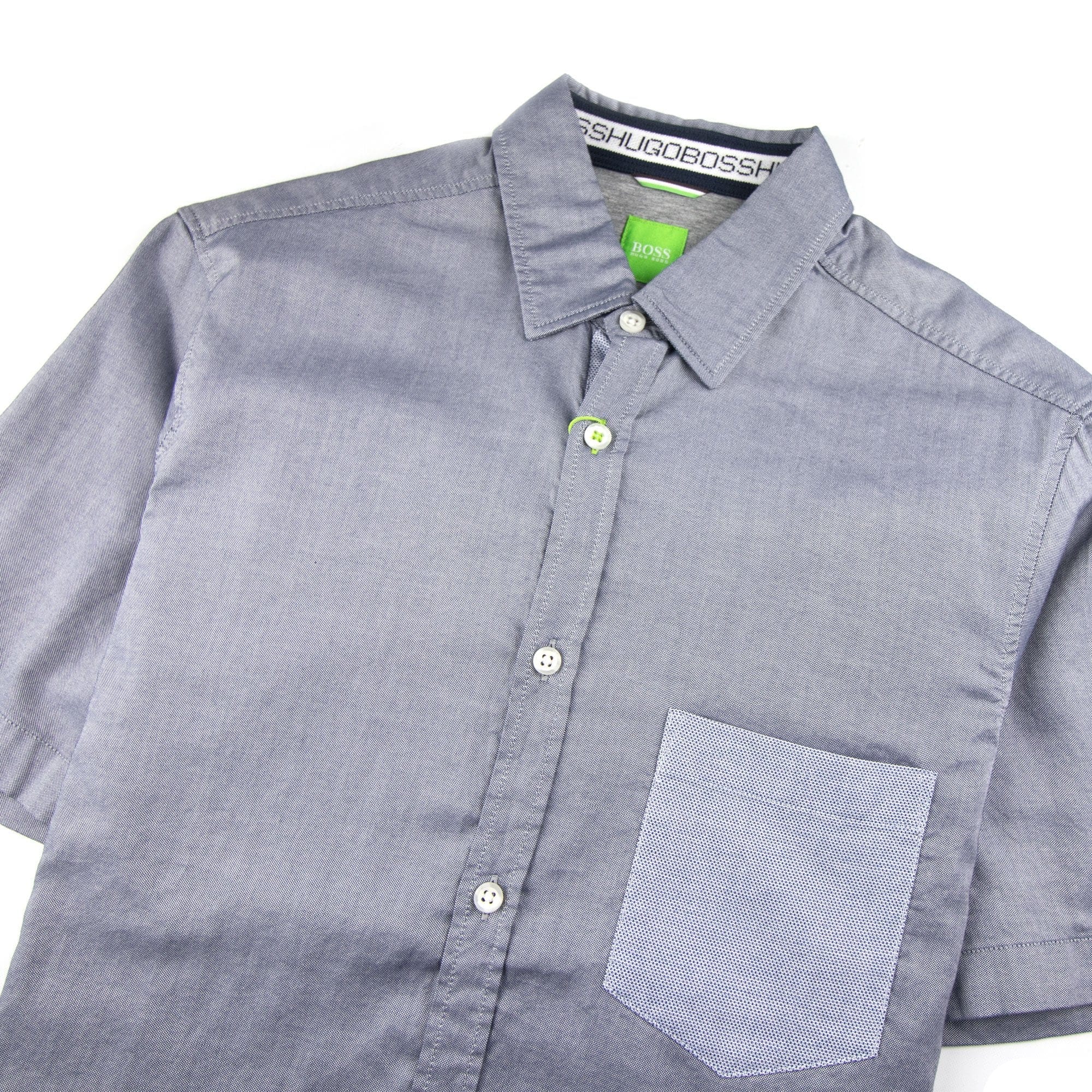 Hugo Boss Baloy Short Sleeve Shirt Dark Grey