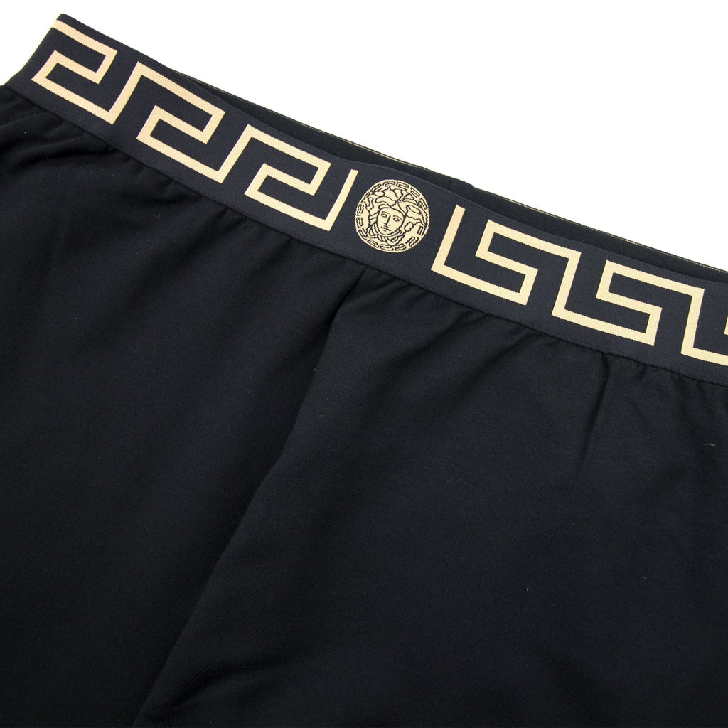 Versace Medusa Waist Band Track Bottoms Black