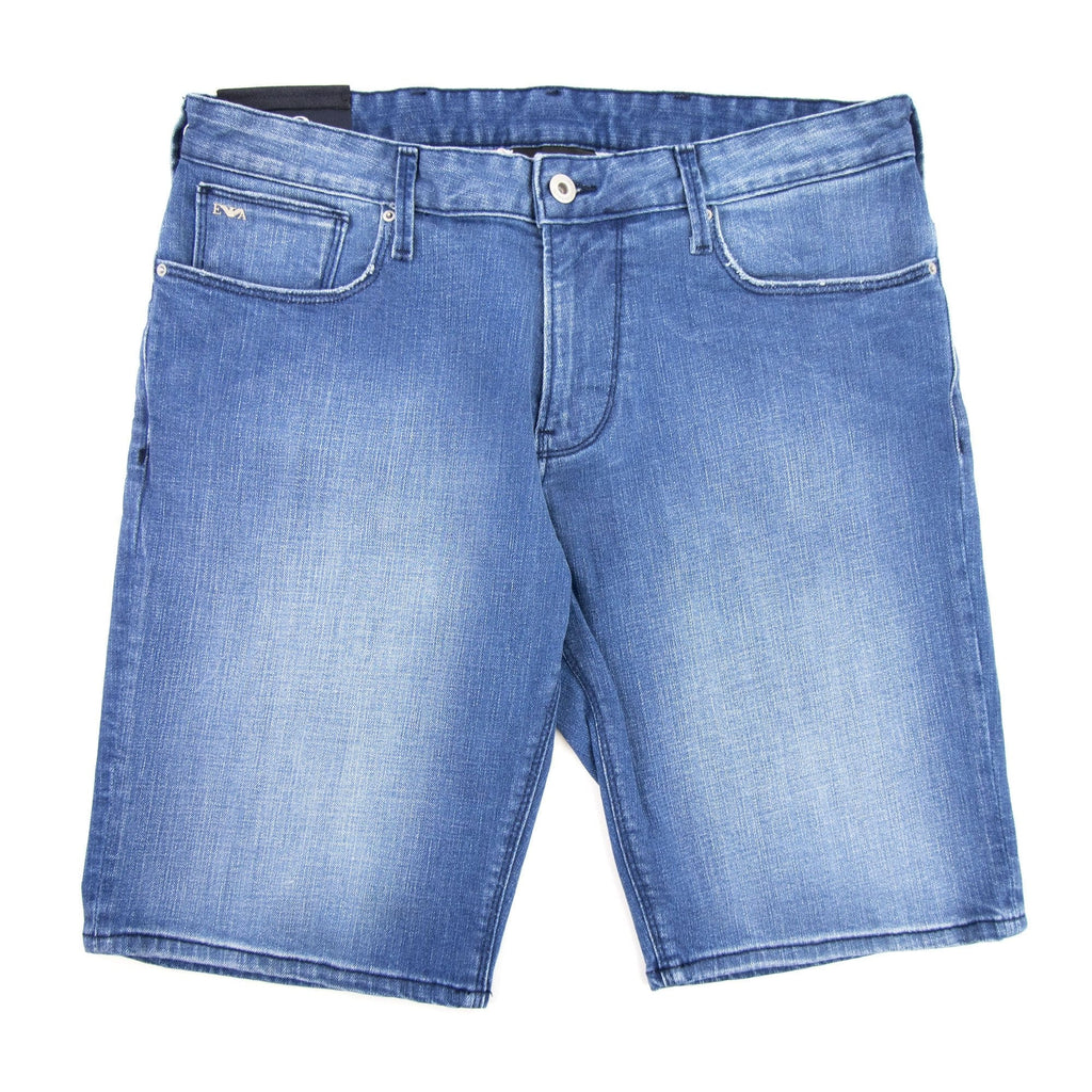 Armani Jeans Denim Shorts Denim Mid Blue 0942