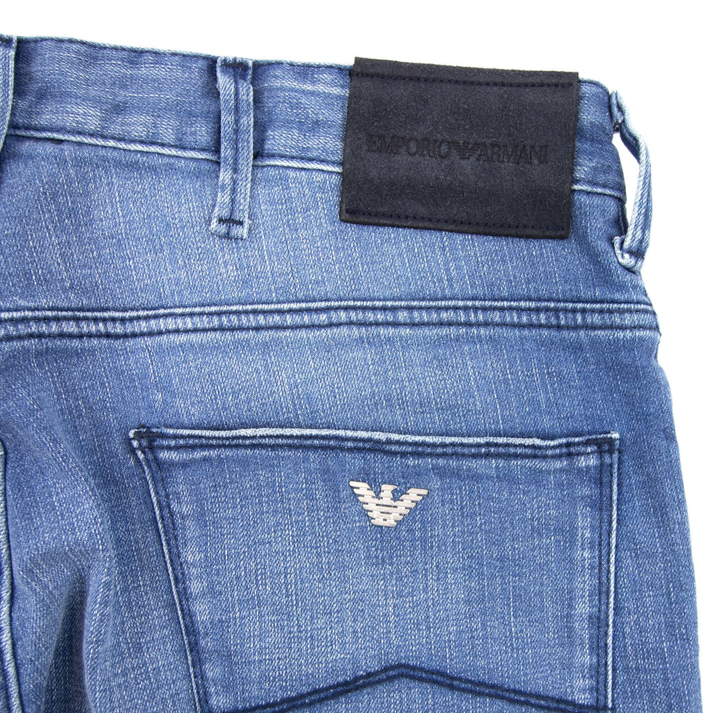 Armani Jeans Denim Shorts Denim Mid Blue 0942